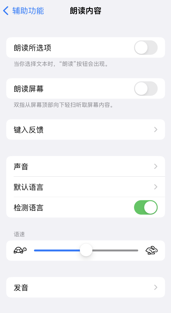 阿里苹果服务网点分享iOS 16 小技巧：让 iPhone 朗读屏幕上的内容或所选择的文本 